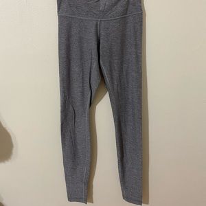 Lulu lemon Heather Grey Super soft leggings